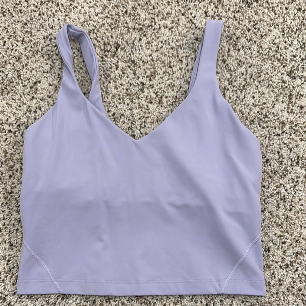 Lavender align tank